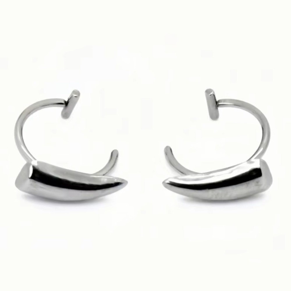 Body Jewelry Lip Ring - 2PCS/Set Exaggerated Fake Lip Ring Stainless