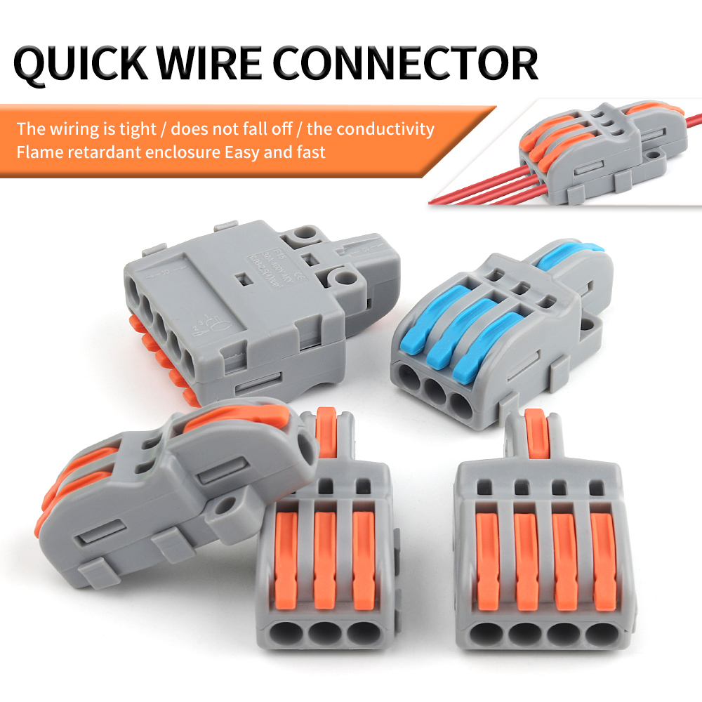 Threadless Push Pin - 10/100PCS Electrical Cable Connector 1 in