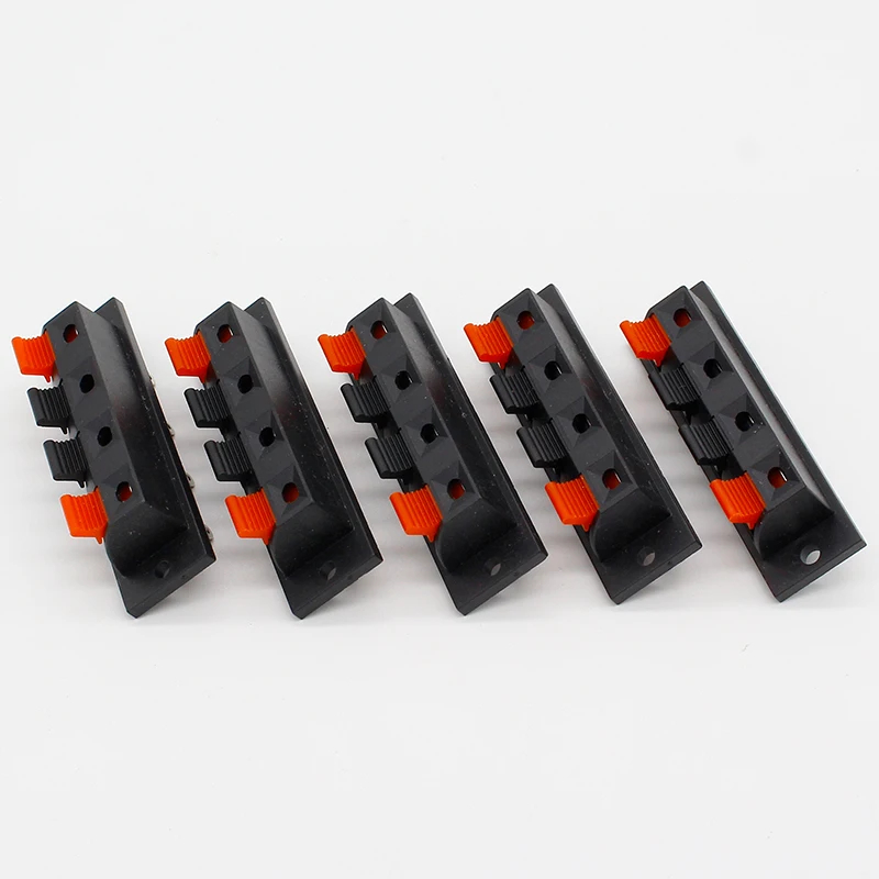 Threadless Push Pin - 5pcs 4 Positions Connector Terminal Push
