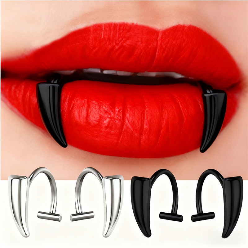 Body Jewelry Lip Ring - 8Pcs of 1Set Fashion 316L Stainless
