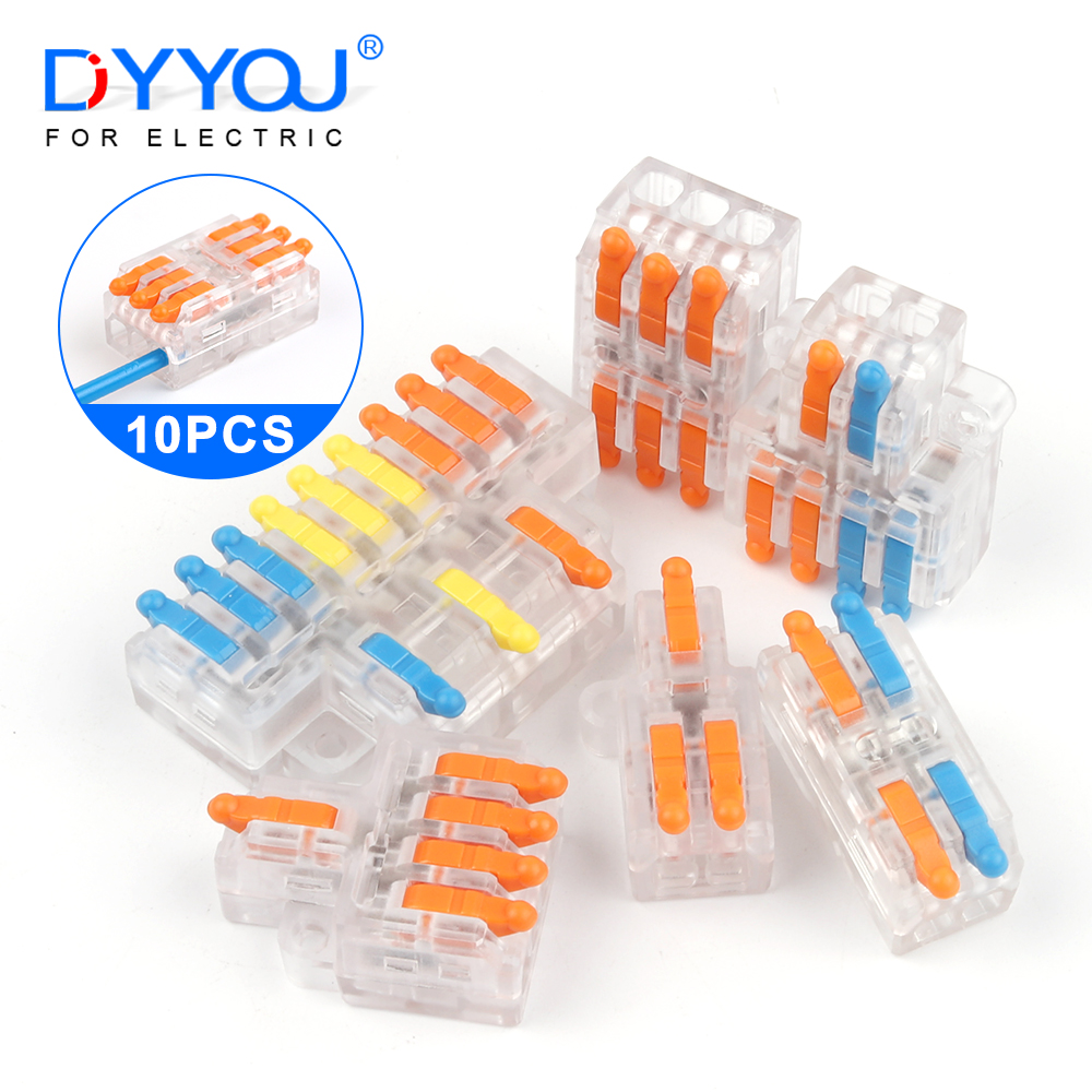 Threadless Push Pin - 10PCS Quick Push-in Wire Connector 2/3