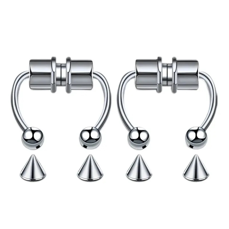 1/2/3Pcs Fake Magnetic Nose Ri - Body Jewelry And Piercing avaliação e preço