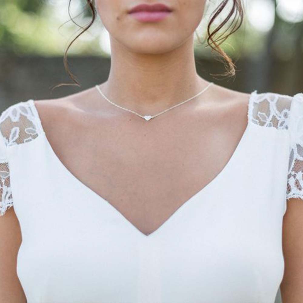 Elegant Double Layer Heart Bac - Body Jewelry Back avaliação e preço