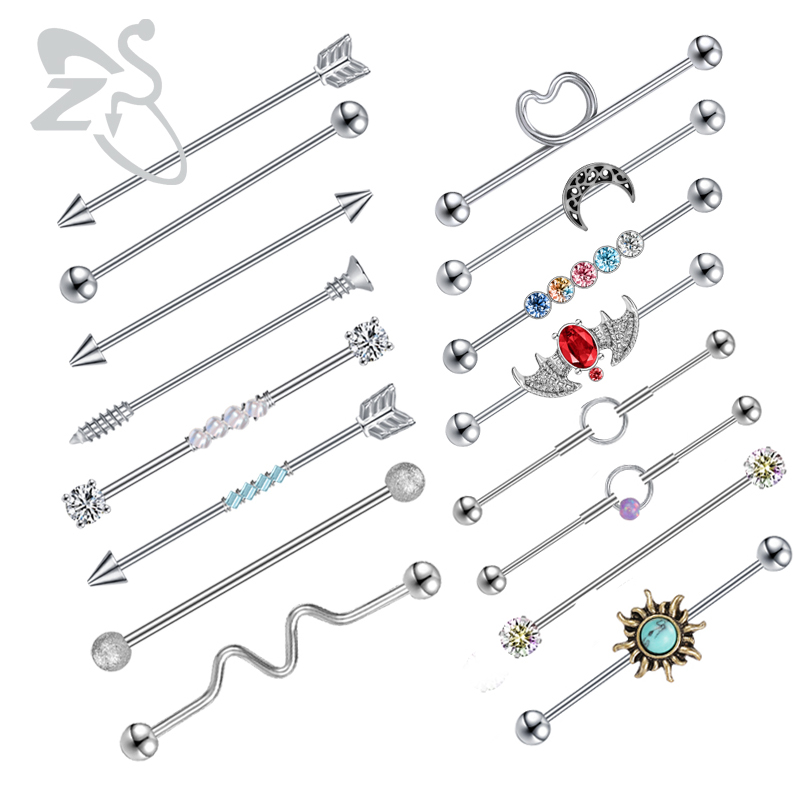 ZS 1PC Surgical Steel Bat Indu - Body Jewelry Surgical Steel avaliação e preço