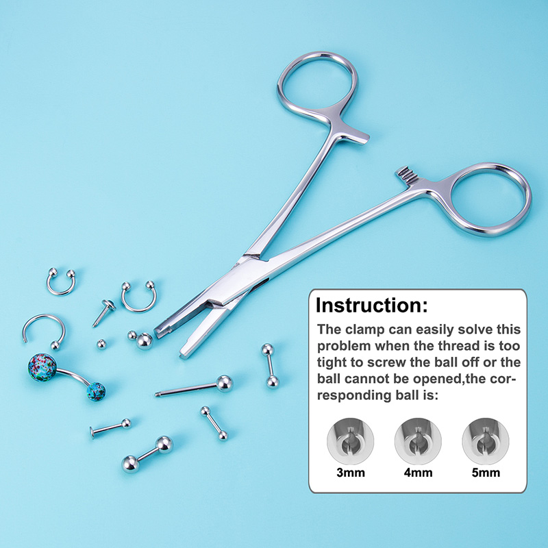 Surgical Steel Body Piercing T - Body Jewelry Ring Opening Pliers avaliação e preço