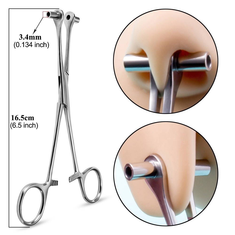 Surgical Steel Body Piercing T - Body Jewelry Ring Opening Pliers avaliação e preço