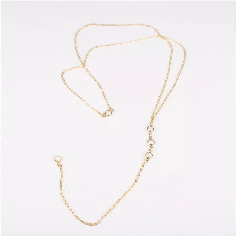 New Rhinestone Sexy Women's Ba - Body Jewelry Back avaliação e preço