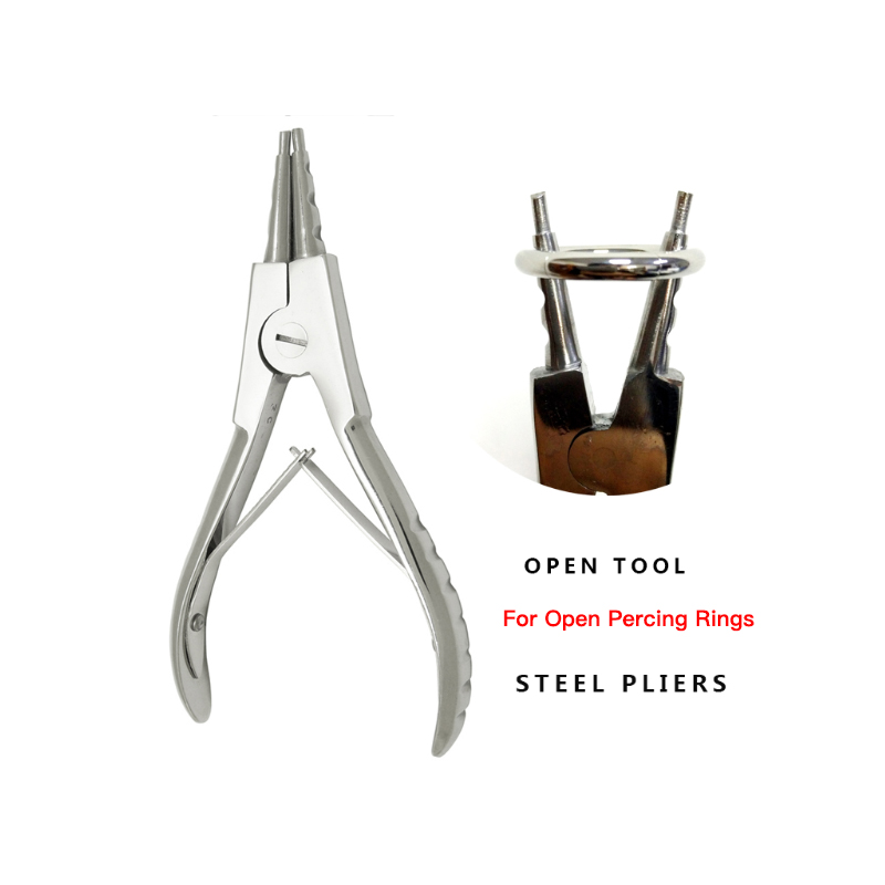 acechannel Stainless steel ope - Body Jewelry Ring Opening Pliers avaliação e preço
