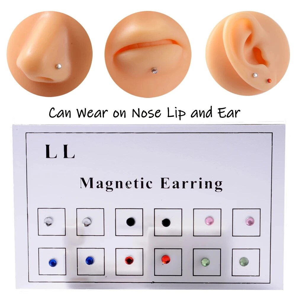 12PCS/Card Fake Cheater Non Pi - Body Jewelry And Piercing avaliação e preço
