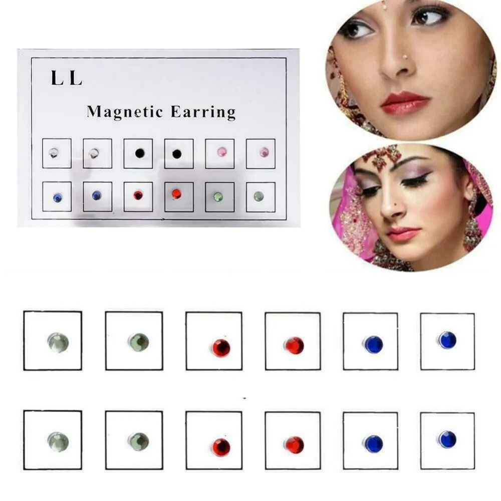 12PCS/Card Fake Cheater Non Pi - Body Jewelry And Piercing avaliação e preço