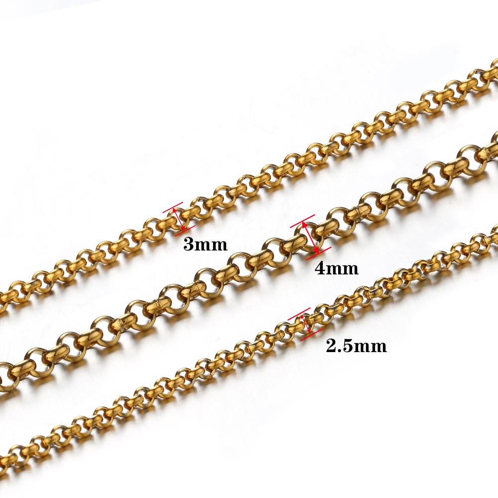 1 meter 2-4mm Stainless Steel  - Body Jewelry Chain avaliação e preço