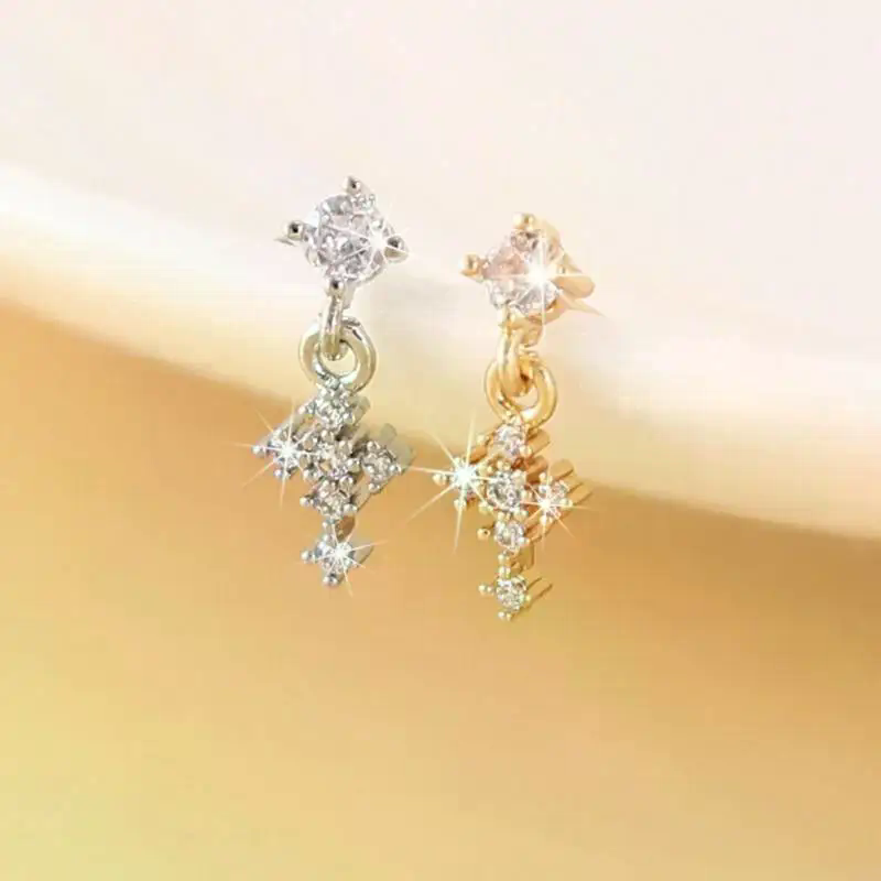 Dangle Nose Rings For Women Cr - Body Jewelry And Piercing avaliação e preço