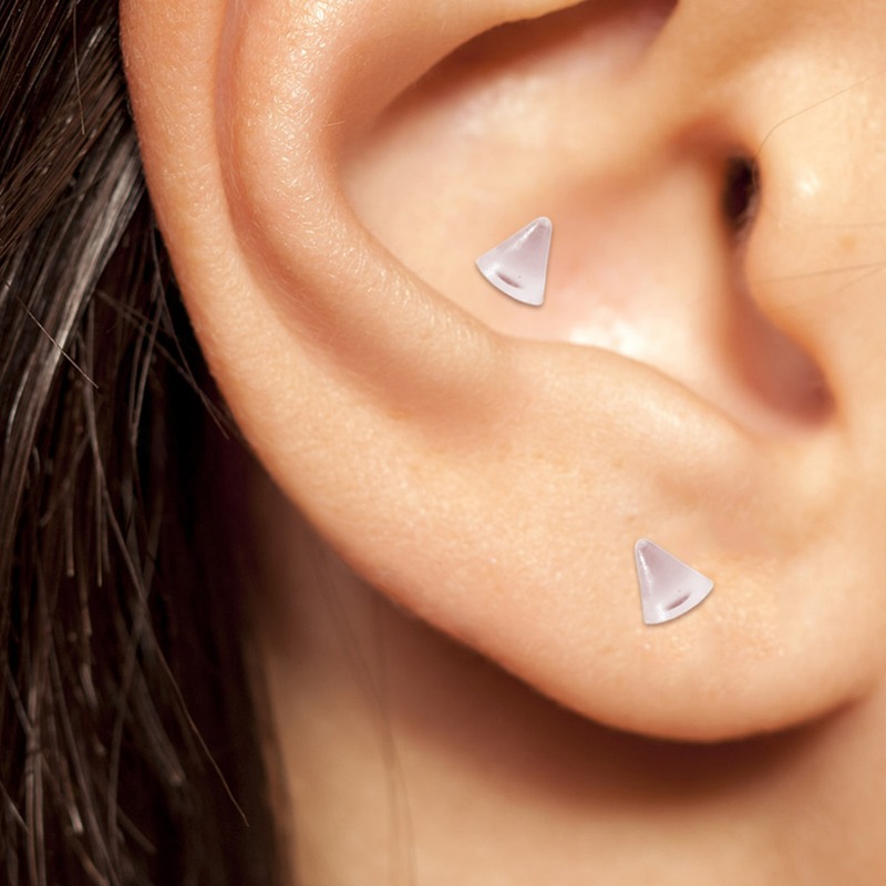 10-50Pcs Transparent Lip Studs - Body Jewelry Lip Ring avaliação e preço