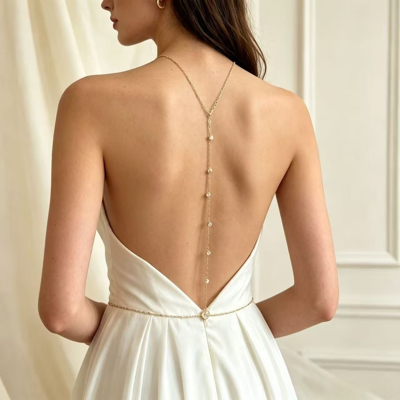 Elegant and graceful bridal ba - Body Jewelry Back avaliação e preço