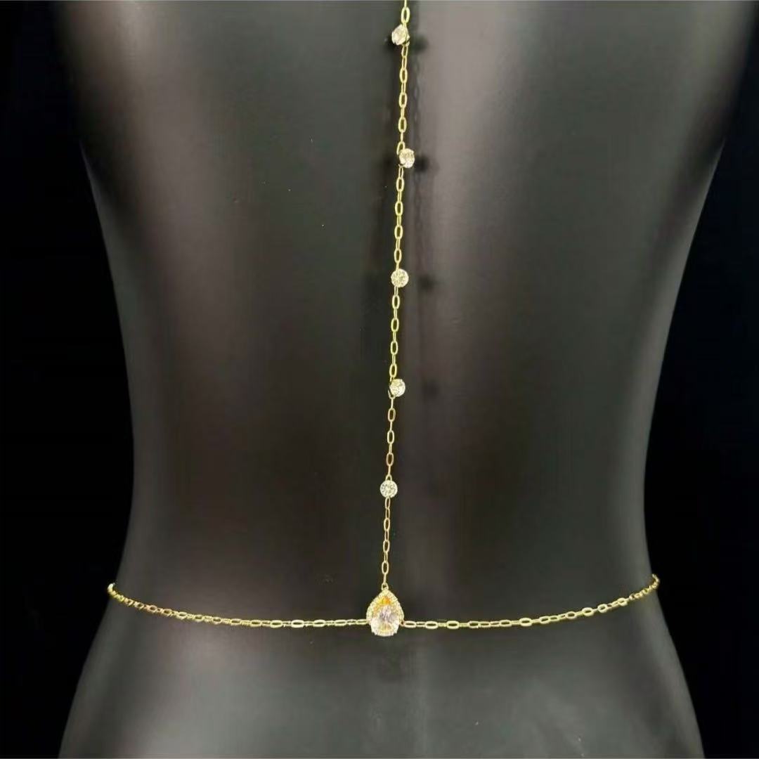Elegant and graceful bridal ba - Body Jewelry Back avaliação e preço