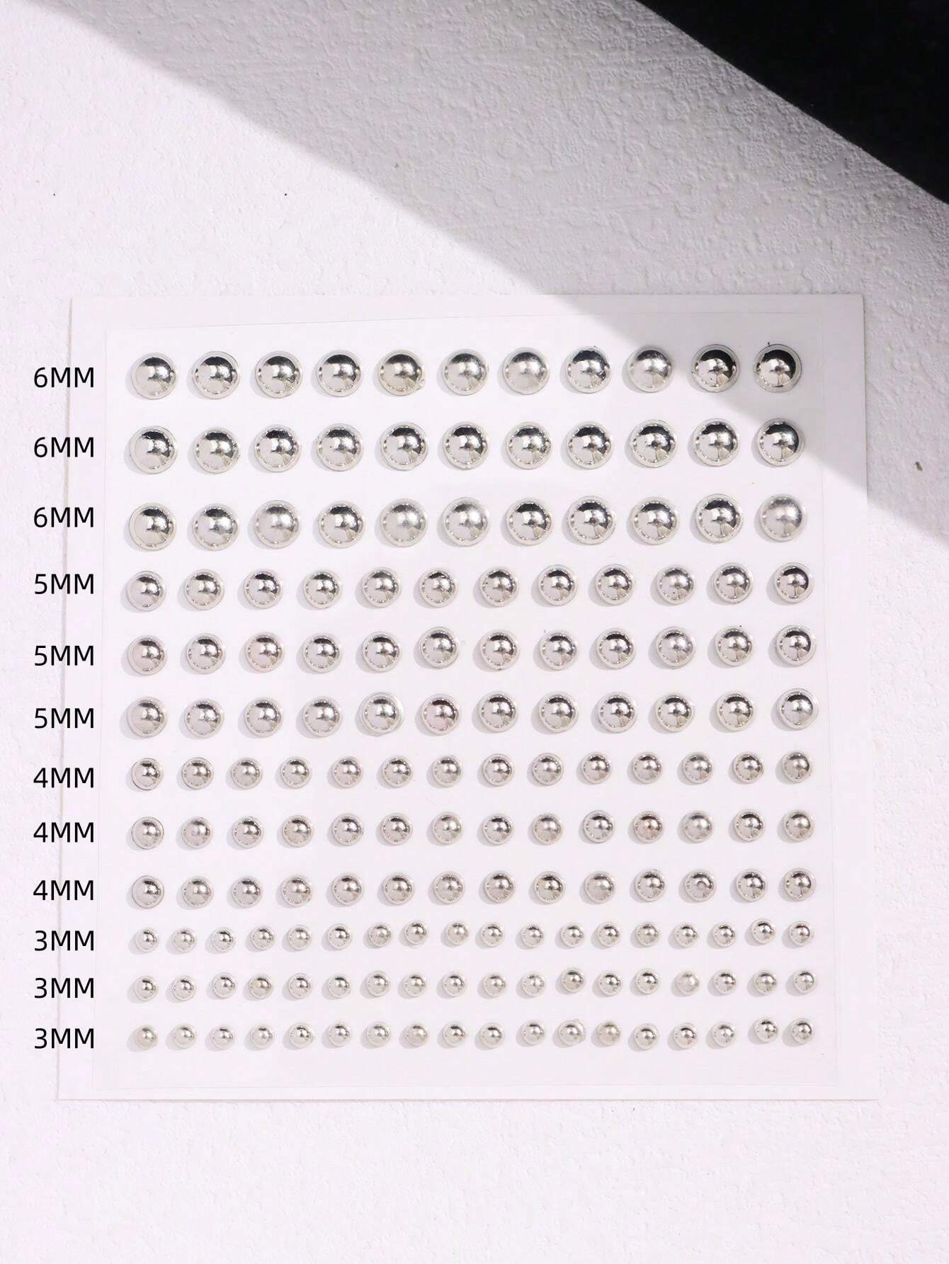 165pcs/Set 3-6mm Silver Plated - Body Jewelry Lip Ring avaliação e preço