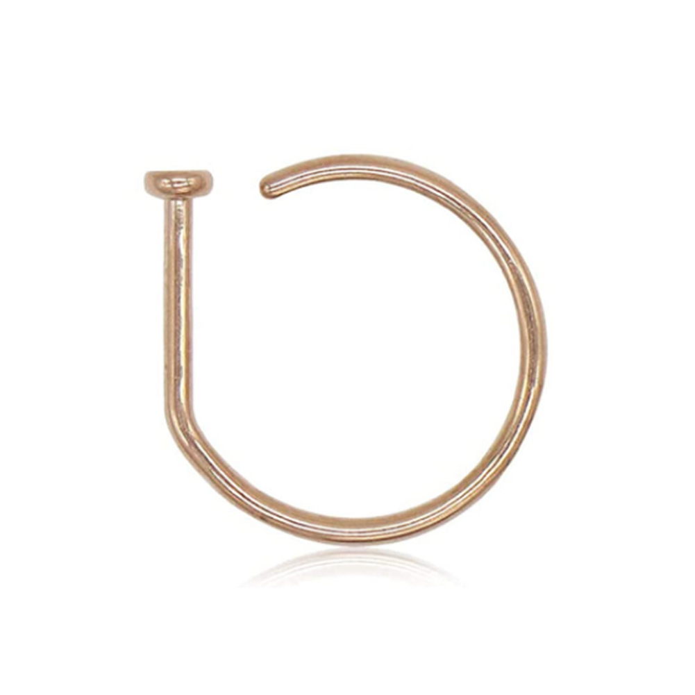 1PC Woman Man Fake Nose Rings  - Body Jewelry Hoops avaliação e preço