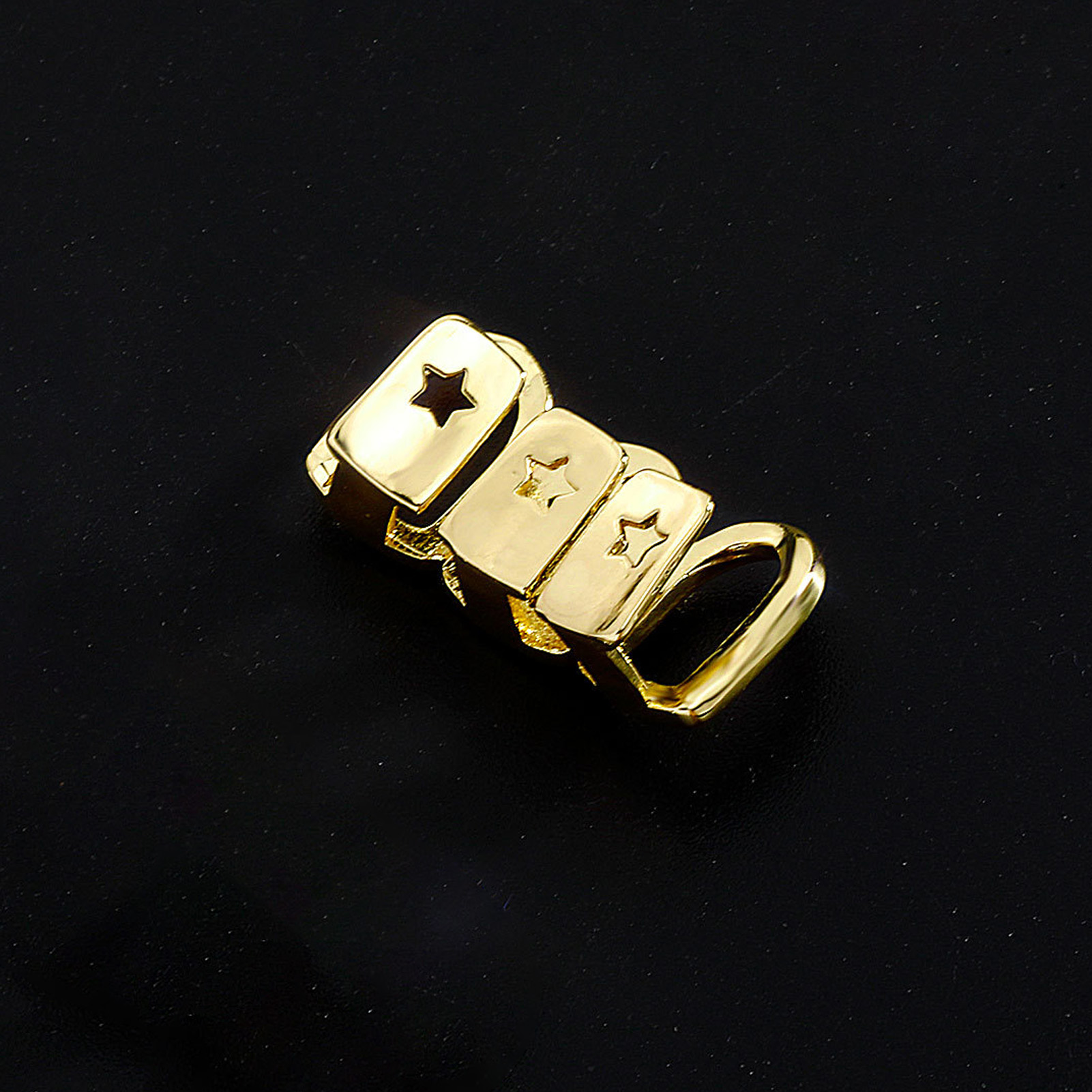 Rhinestone Teeth Cover Gold Pl - Body Jewelry And Piercing avaliação e preço