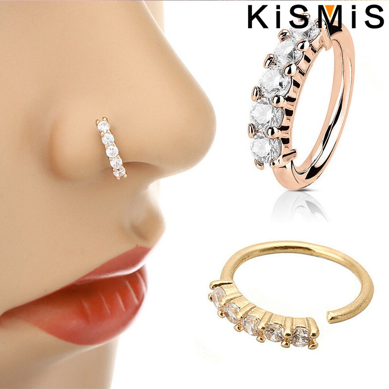 Small Hoop Earrings Nose Rings - Body Jewelry And Piercing avaliação e preço