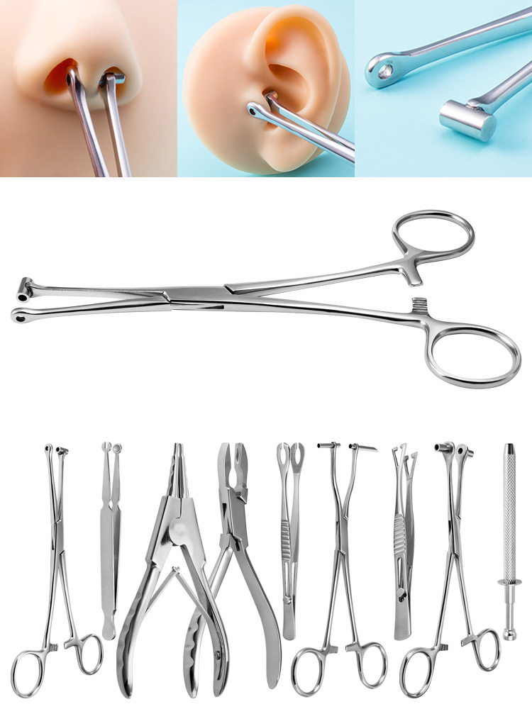 Surgical Steel Body Piercing T - Body Jewelry Ring Opening Pliers avaliação e preço
