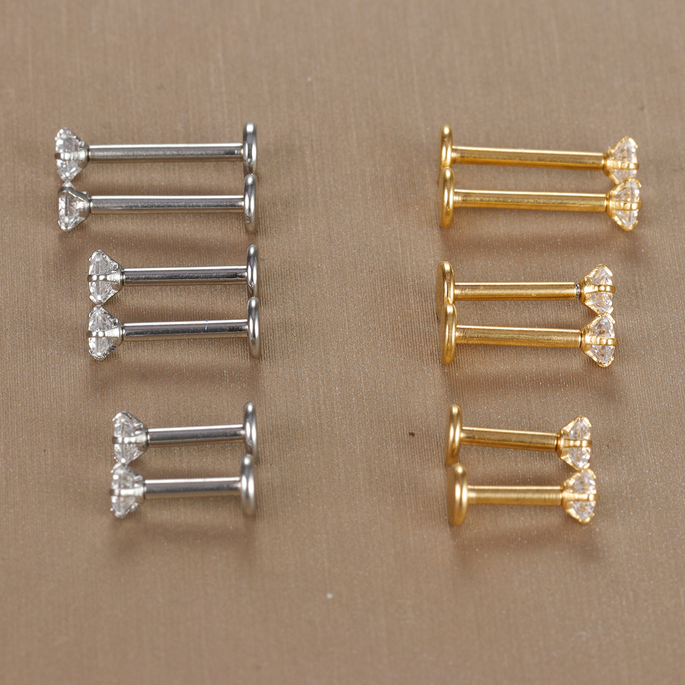 Labret Tragus Stud Earring 16G - Body Jewelry Surgical Steel avaliação e preço