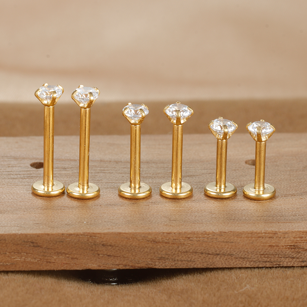 Labret Tragus Stud Earring 16G - Body Jewelry Surgical Steel avaliação e preço