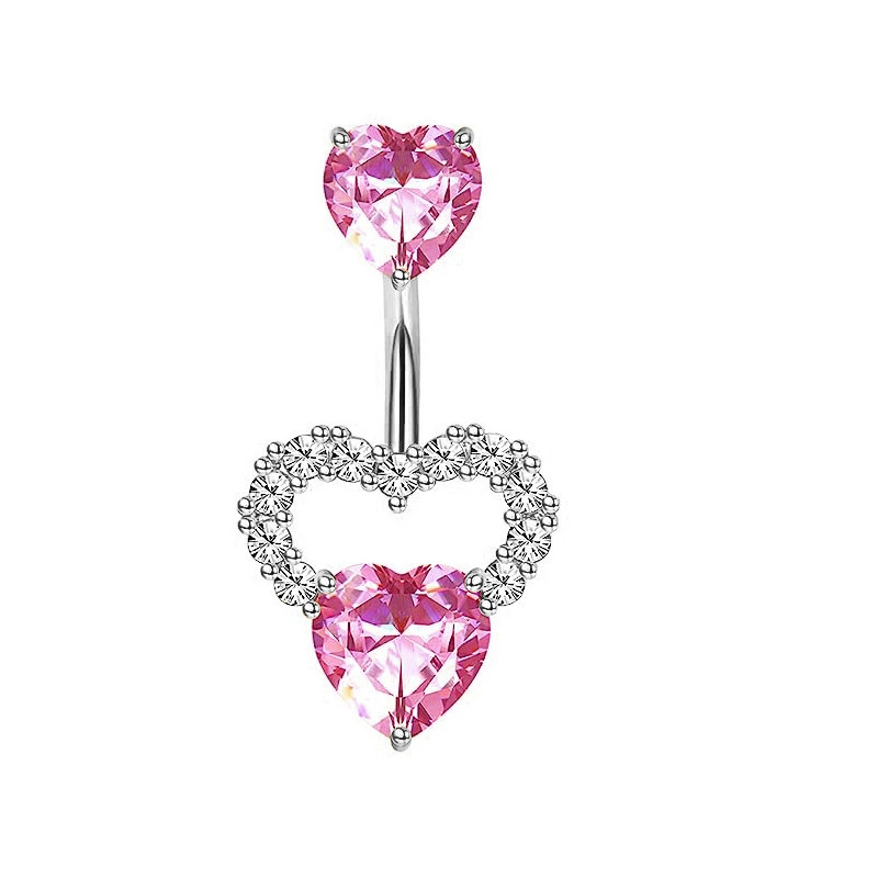 1PCS Pink Crown Belly Button R - Body Jewelry And Piercing avaliação e preço