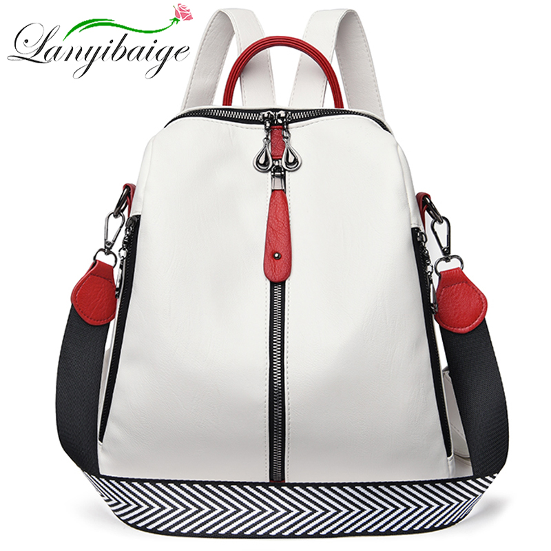 Fashion Backpack Women Soft Le - Body Jewelry Back avaliação e preço