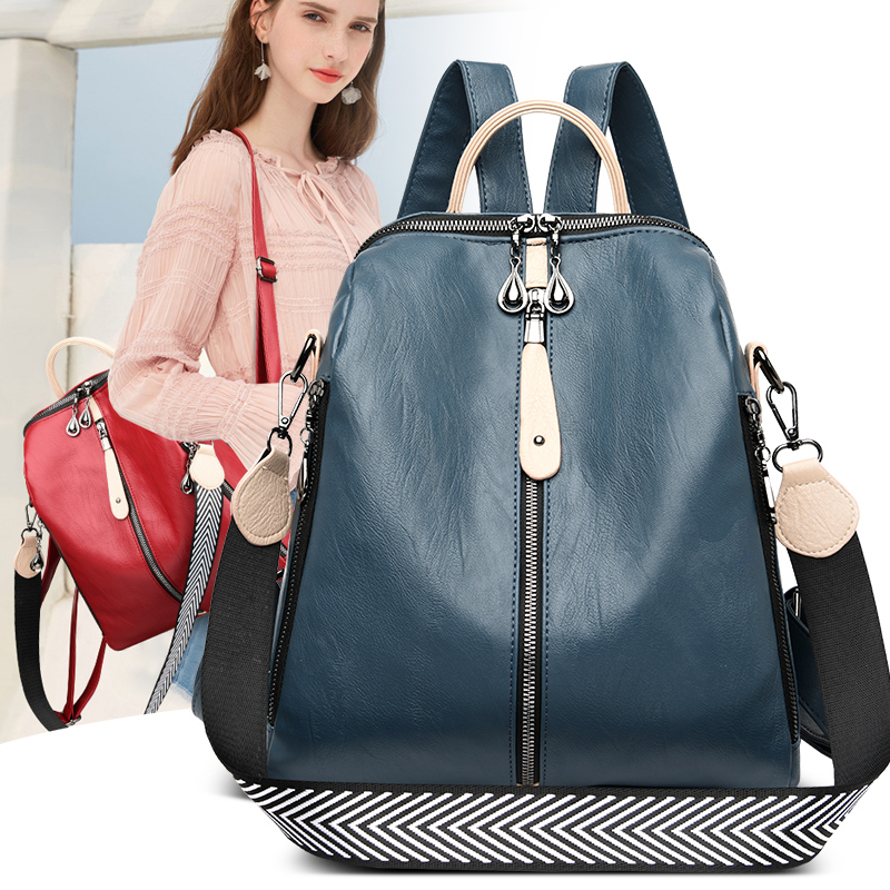 Fashion Backpack Women Soft Le - Body Jewelry Back avaliação e preço
