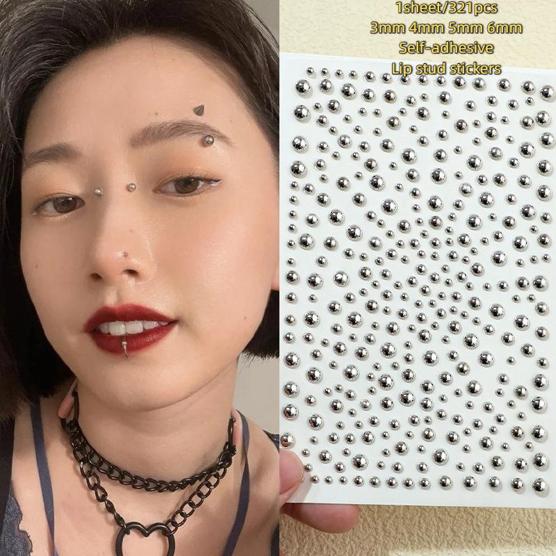 321pcs Non Piercing Lip Studs  - Body Jewelry And Piercing avaliação e preço