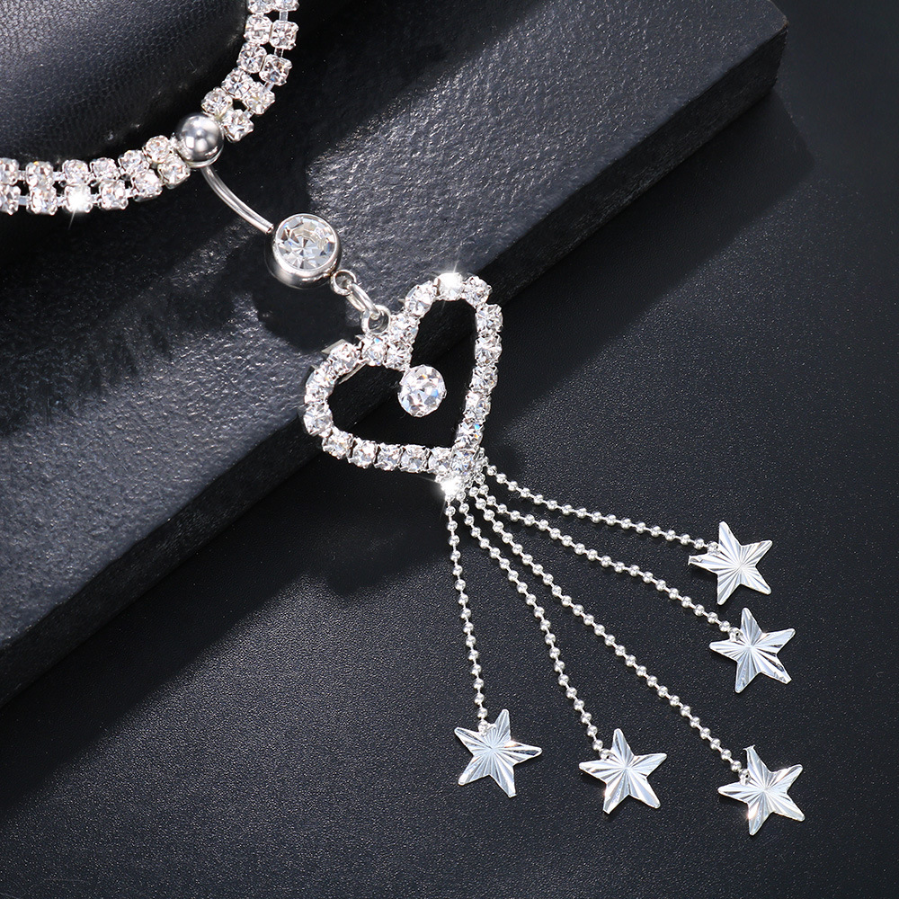 GLAMing Boho Heart Dangle Rhin - Body Jewelry And Piercing avaliação e preço