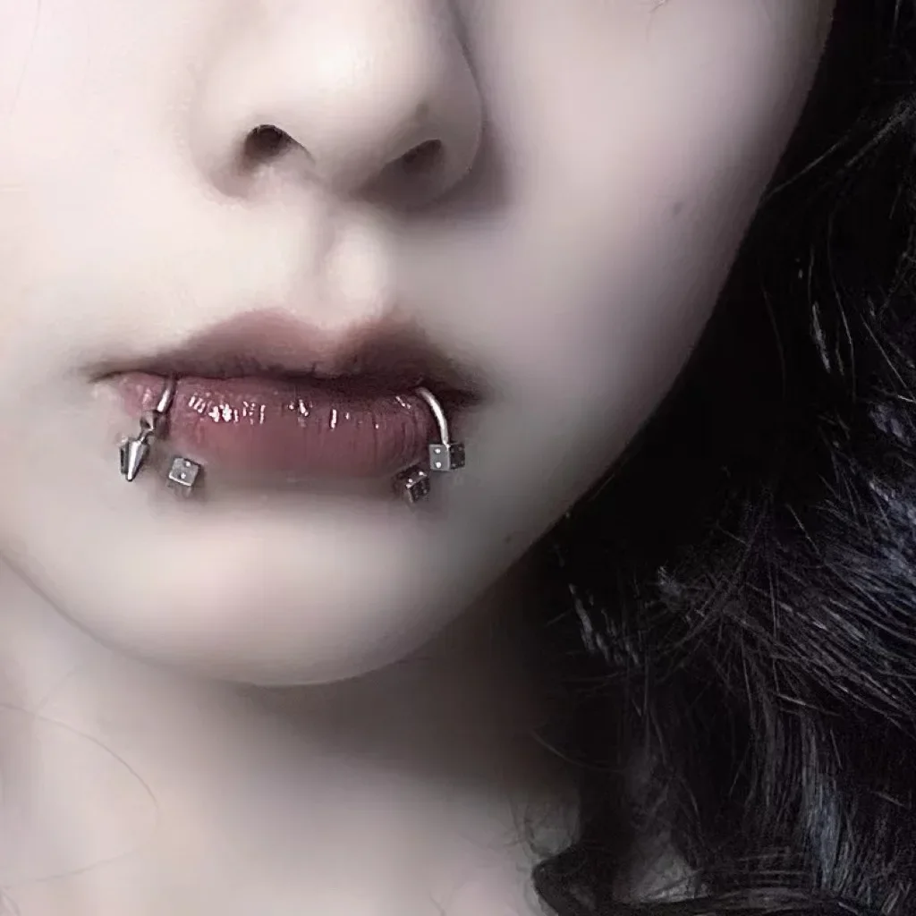 10pcs Punk Nose Ring One Nail  - Body Jewelry Lip Ring avaliação e preço