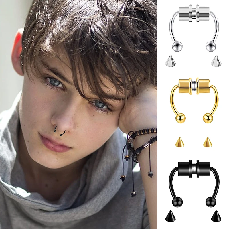 Fake Piercing Nose Ring Hoop S - Body Jewelry And Piercing avaliação e preço