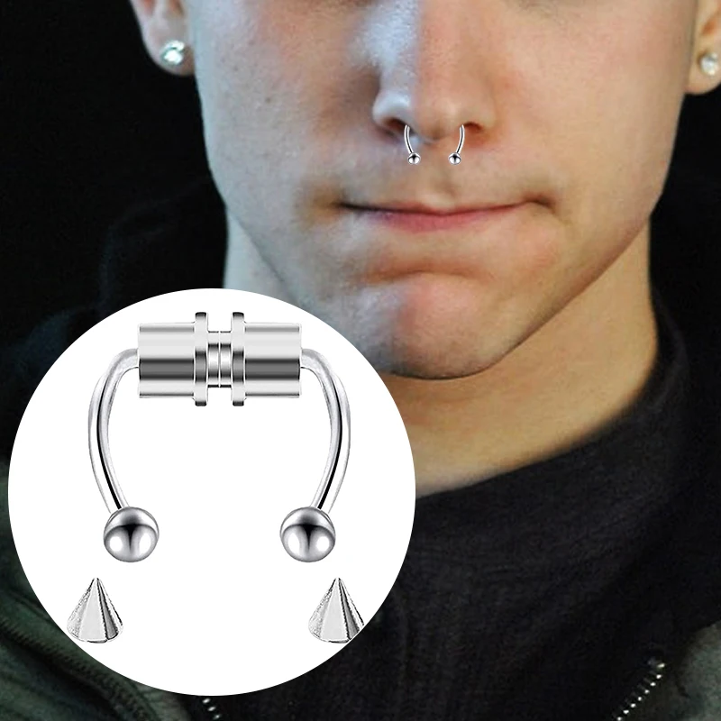 Fake Piercing Nose Ring Hoop S - Body Jewelry And Piercing avaliação e preço