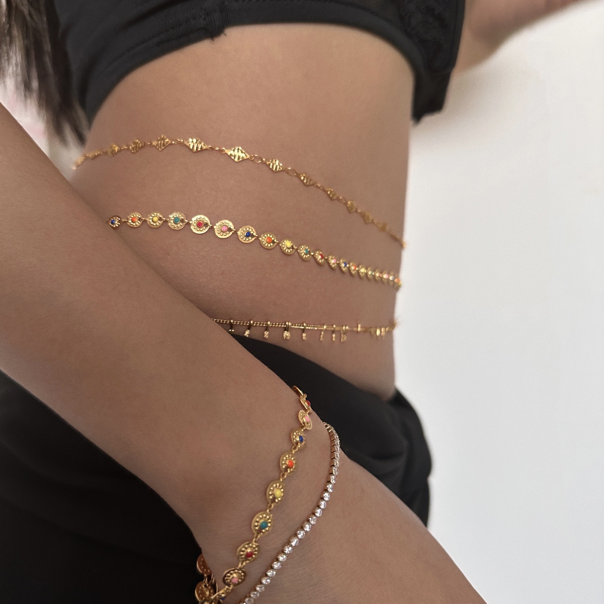 Punk Round Stainless Steel Wai - Body Jewelry Waist avaliação e preço