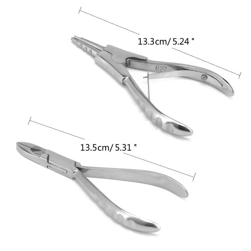 E21B Stainless Steel Piercing  - Body Jewelry Ring Opening Pliers avaliação e preço