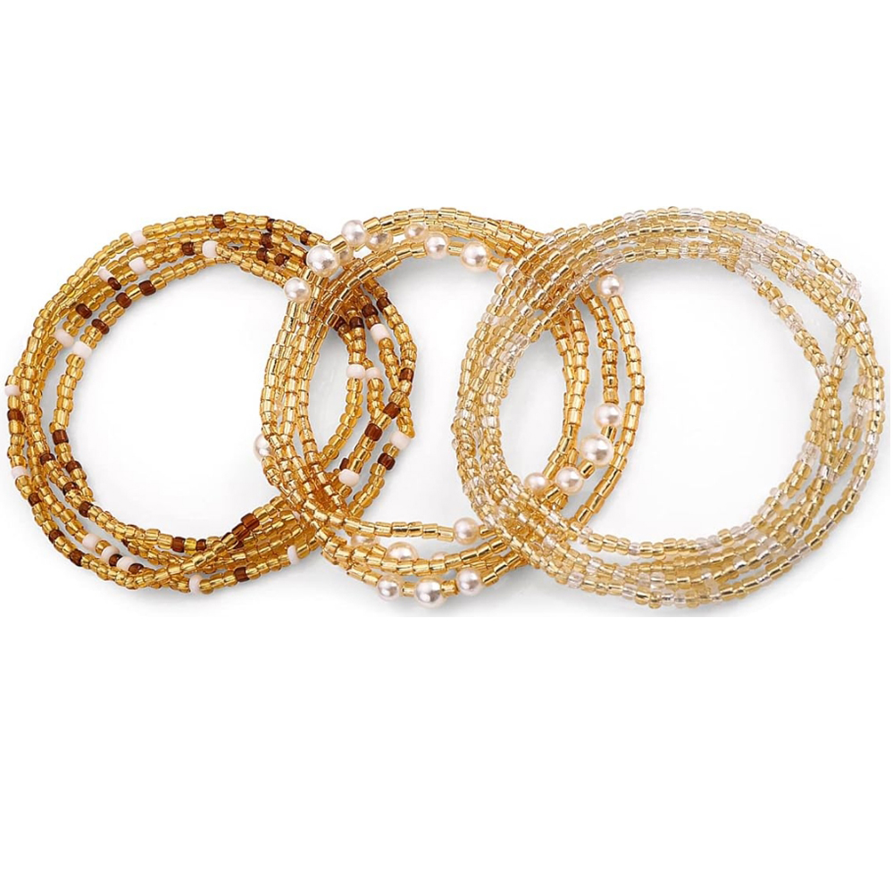 Waist Beads for Women Belly Be - Body Jewelry Waist avaliação e preço