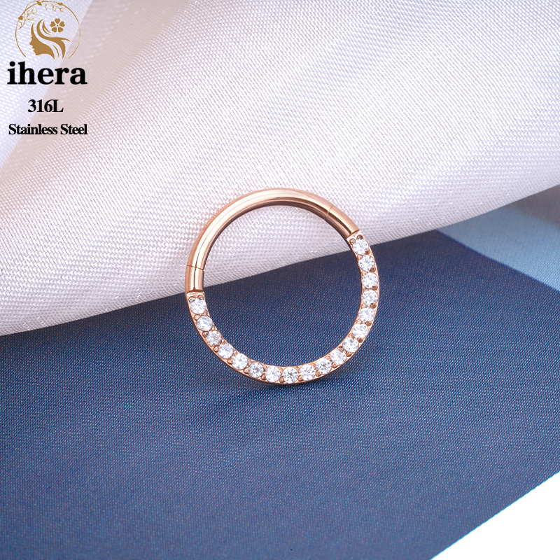 1/10PCS Stainless Steel Nose R - Body Jewelry Hoops avaliação e preço