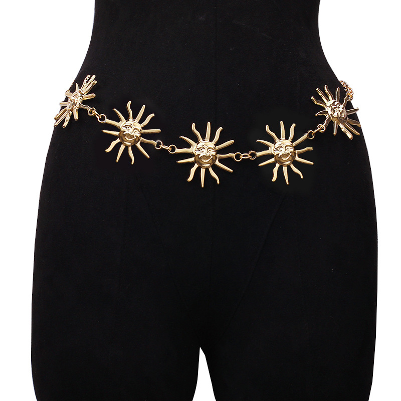 Chunky Multilayer Punk Gothic  - Body Jewelry Waist avaliação e preço