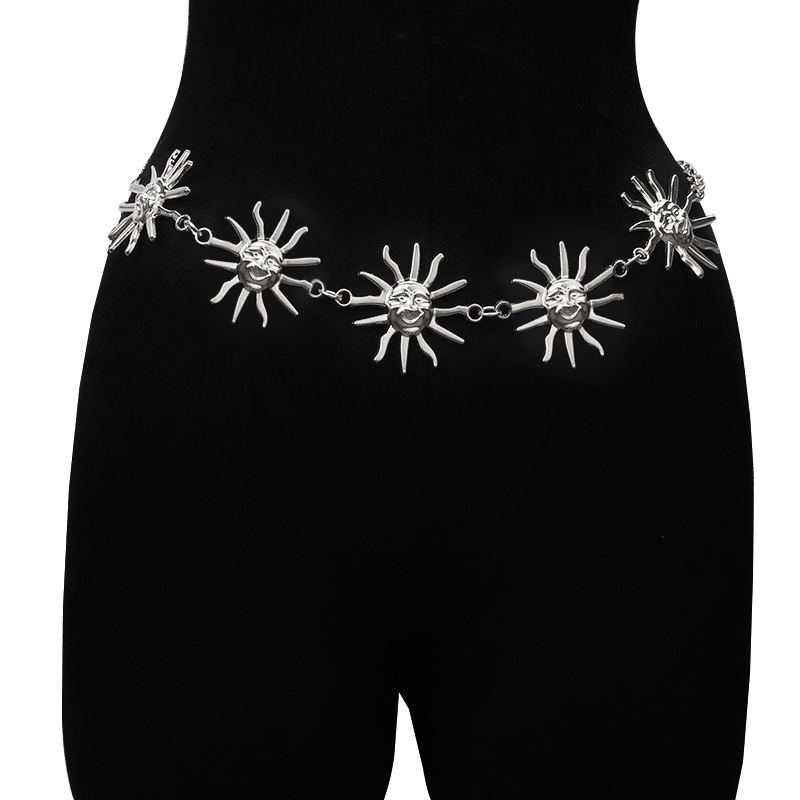 Chunky Multilayer Punk Gothic  - Body Jewelry Waist avaliação e preço