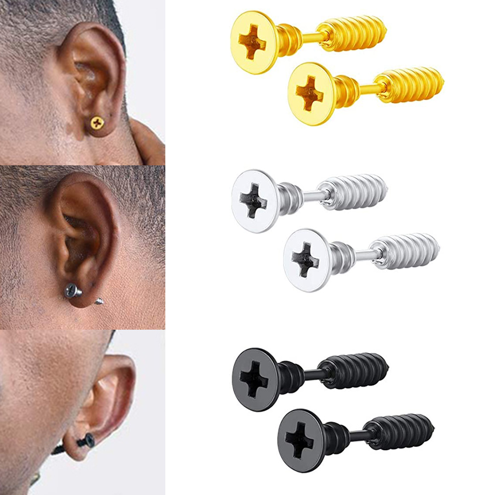 2Pcs Surgical Steel Spike Trag - Body Jewelry Surgical Steel avaliação e preço