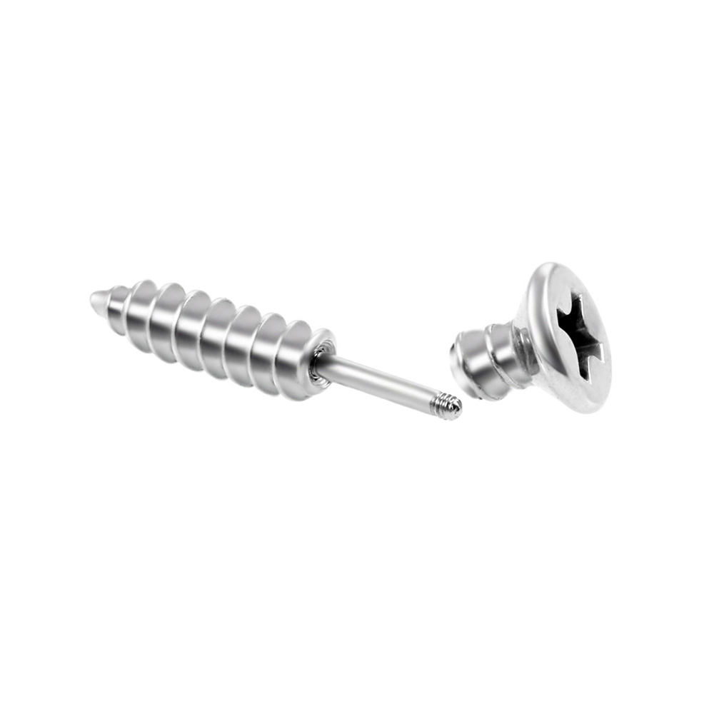 2Pcs Surgical Steel Spike Trag - Body Jewelry Surgical Steel avaliação e preço