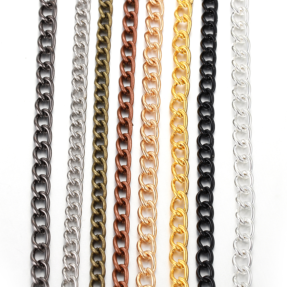 2Meters 2.5/3.5/4.5mm Metal Fl - Body Jewelry Chain avaliação e preço