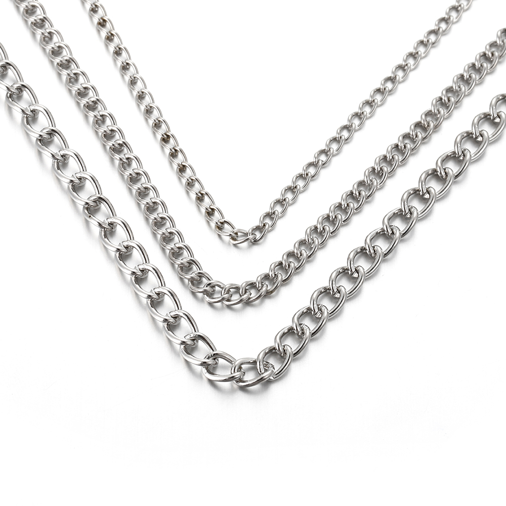 2Meters 2.5/3.5/4.5mm Metal Fl - Body Jewelry Chain avaliação e preço