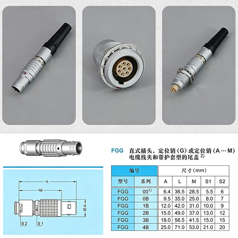 FGG LEMO Compatible Push-pull  - Threadless Push Pin avaliação e preço