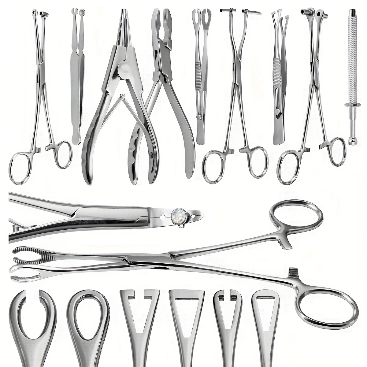 Body Piercing Tool Needle Pipe - Body Jewelry Ring Opening Pliers avaliação e preço