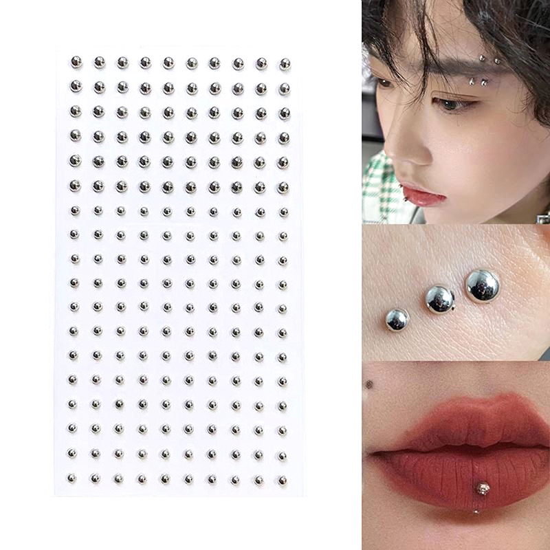 Diamond Sticker Fake Nose Stud - Body Jewelry And Piercing avaliação e preço