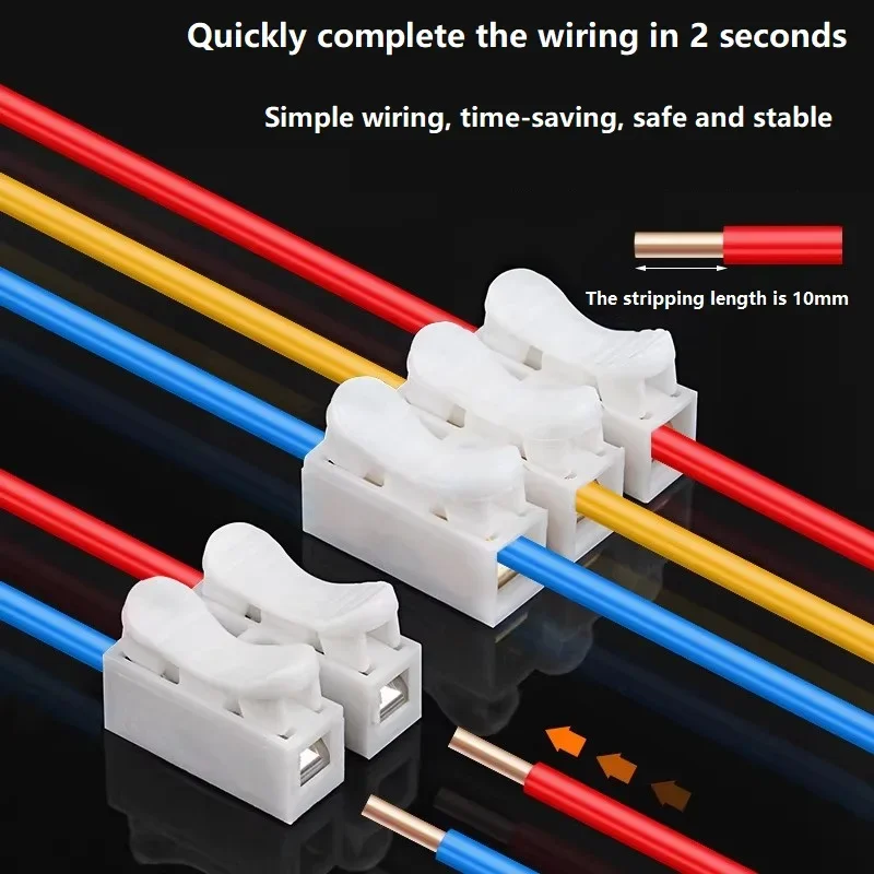 50pcs Push Quick Wire Cable CH - Threadless Push Pin avaliação e preço