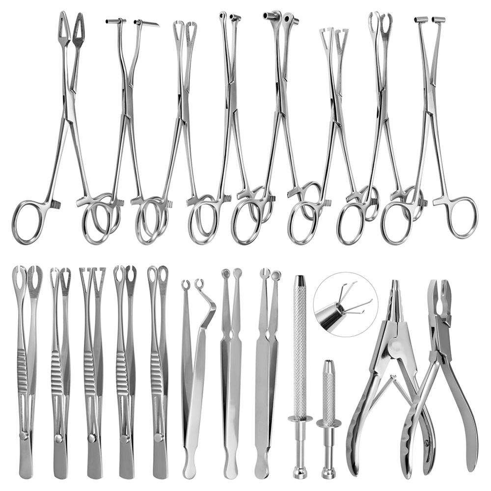 Surgical Steel Pliers Body Pie - Body Jewelry Ring Opening Pliers avaliação e preço
