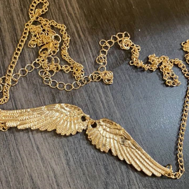 Double Layer Wings Angel Waist - Body Jewelry Waist avaliação e preço